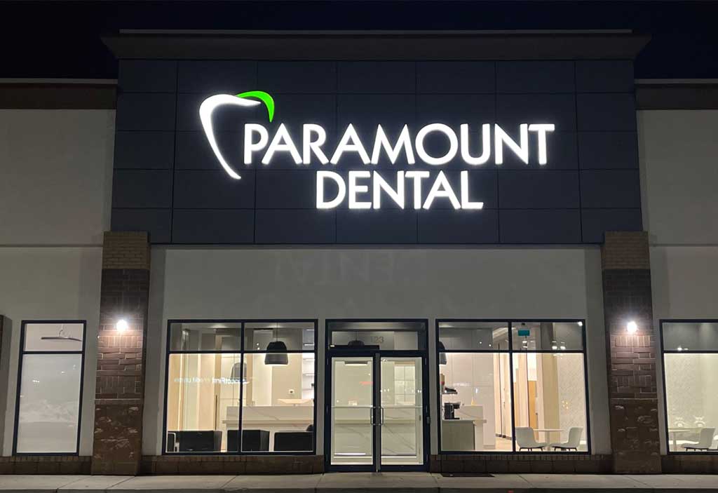 Building Entrance | Paramount Dental | North Calgary | Family and General Dentist