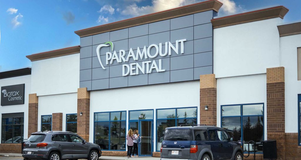 Building Entrance | Paramount Dental | North Calgary | Family and General Dentist