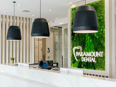Front Reception Desk | Paramount Dental | North Calgary | Family and General Dentist